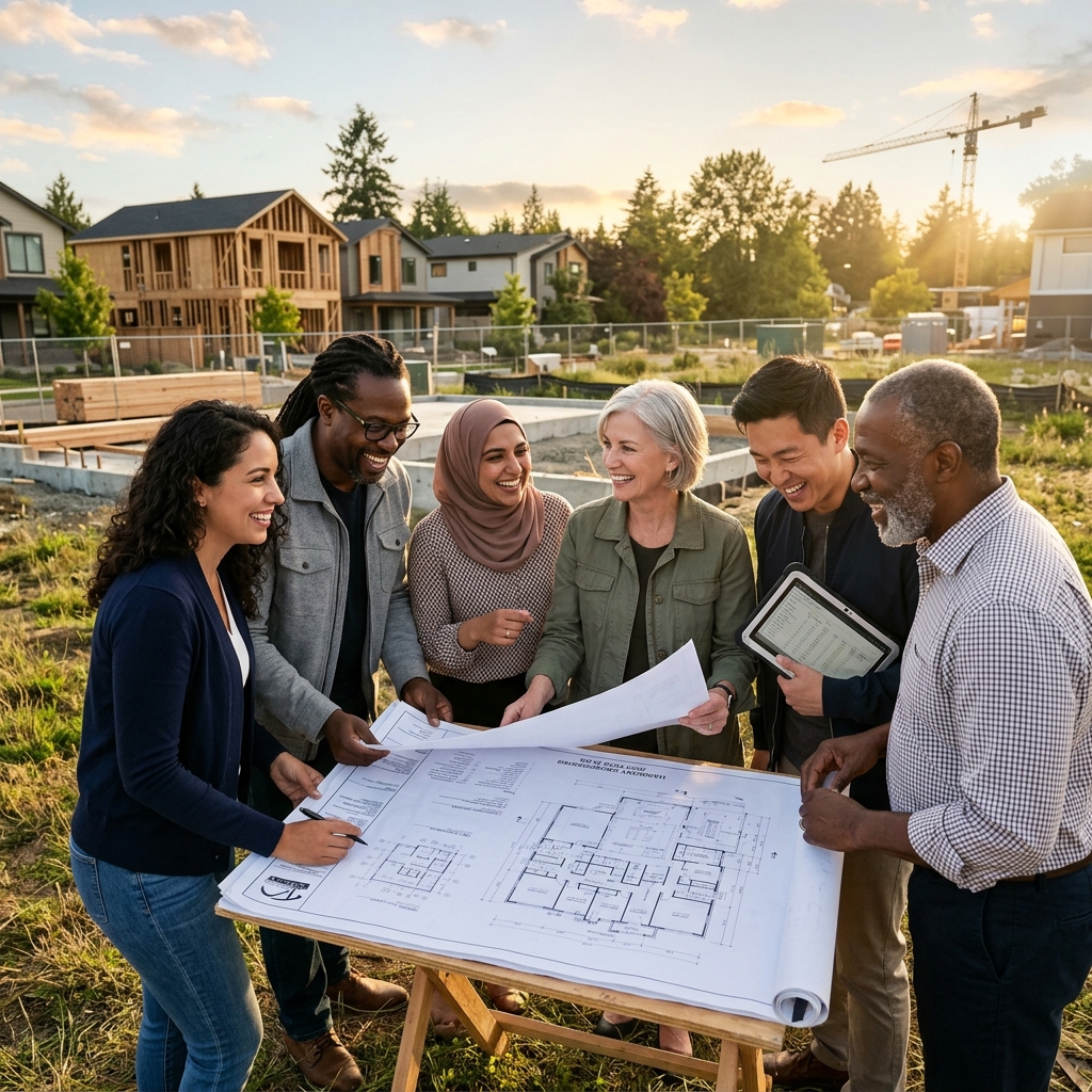 Community pod planning a neighborhood